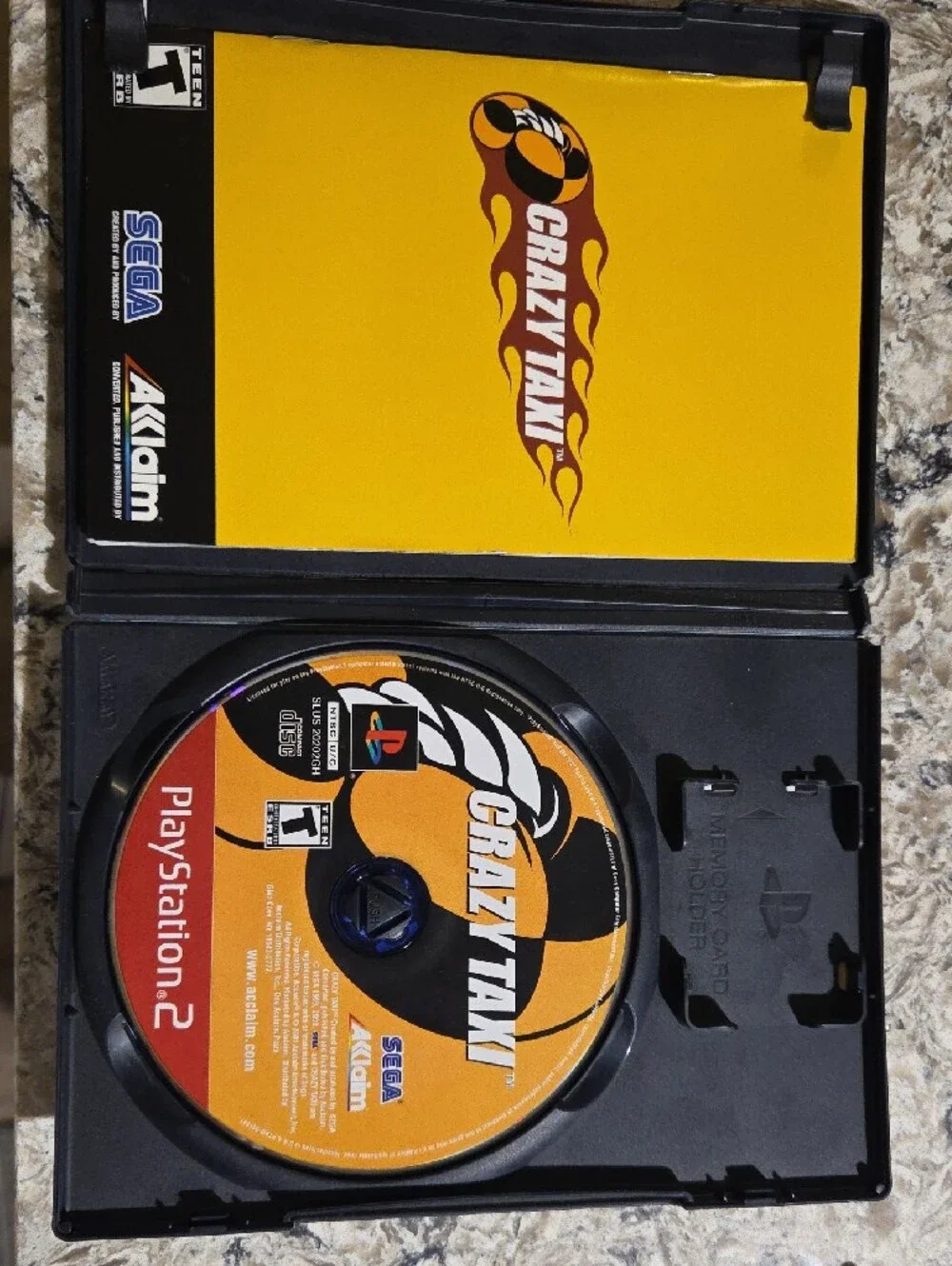 Crazy Taxi (PlayStation 2) - Yellow Greatest Hits Game w/ Case And Booklet